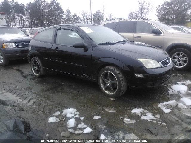 1FAHP31N67W294558 - 2007 FORD FOCUS ZX3/S/SE/SES BLACK photo 1