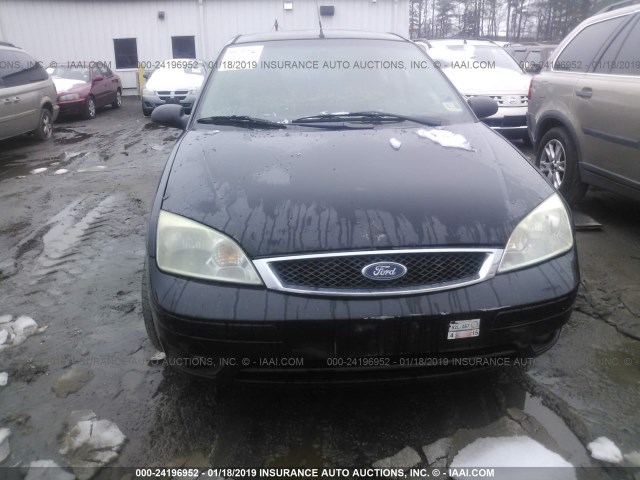 1FAHP31N67W294558 - 2007 FORD FOCUS ZX3/S/SE/SES BLACK photo 6