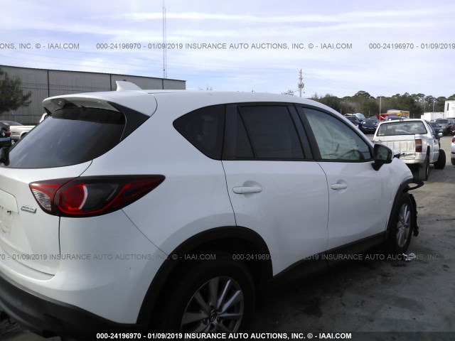 JM3KE4CY4E0390165 - 2014 MAZDA CX-5 TOURING WHITE photo 4