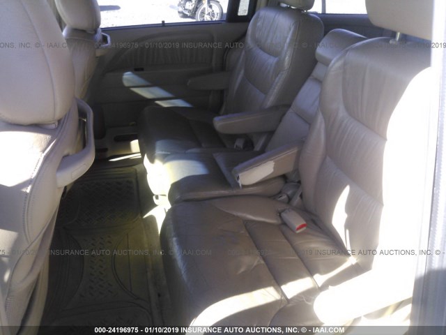 5FNRL38776B034710 - 2006 HONDA ODYSSEY EXL WHITE photo 8