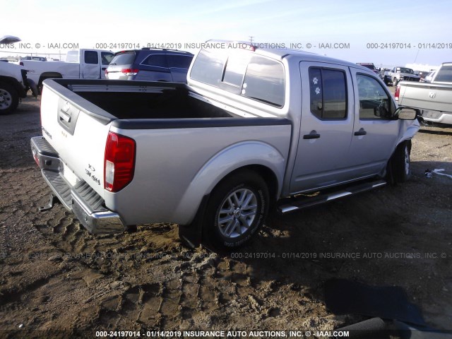 1N6AD0EV8GN708584 - 2016 NISSAN FRONTIER S/SV/SL/PRO-4X SILVER photo 4