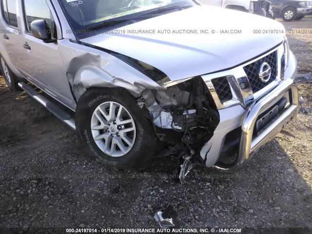 1N6AD0EV8GN708584 - 2016 NISSAN FRONTIER S/SV/SL/PRO-4X SILVER photo 6