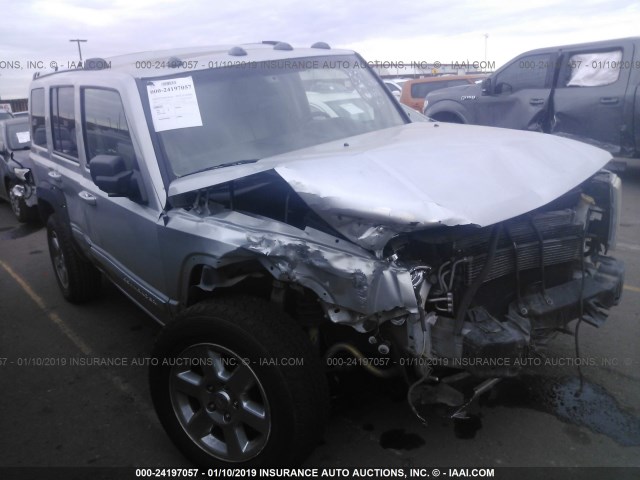 1J8HG58296C139688 - 2006 JEEP COMMANDER LIMITED GRAY photo 1