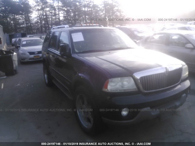 5LMEU78H93ZJ27108 - 2003 LINCOLN AVIATOR 黑色 照片 1