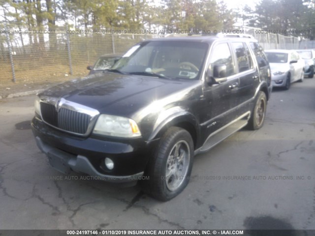 5LMEU78H93ZJ27108 - 2003 LINCOLN AVIATOR 黑色 照片 2