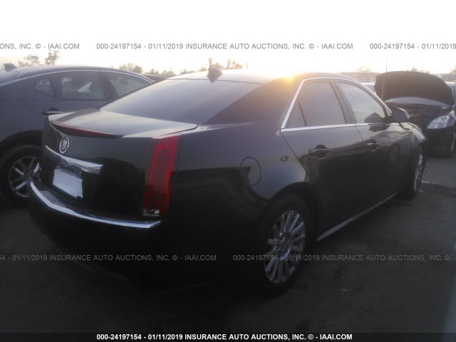 1G6DE5E5XC0110663 - 2012 CADILLAC CTS LUXURY COLLECTION BLACK photo 4