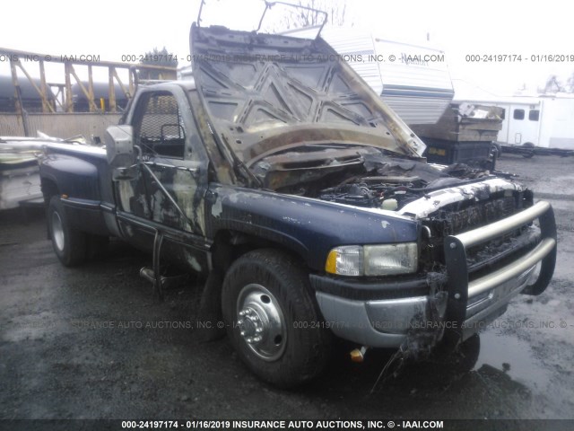 1B7MC36C2RS618854 - 1994 DODGE RAM 3500 BLUE photo 1