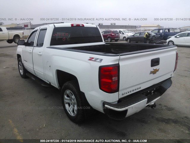 1GCVKREC8GZ282854 - 2016 CHEVROLET SILVERADO K1500 LT WHITE photo 3