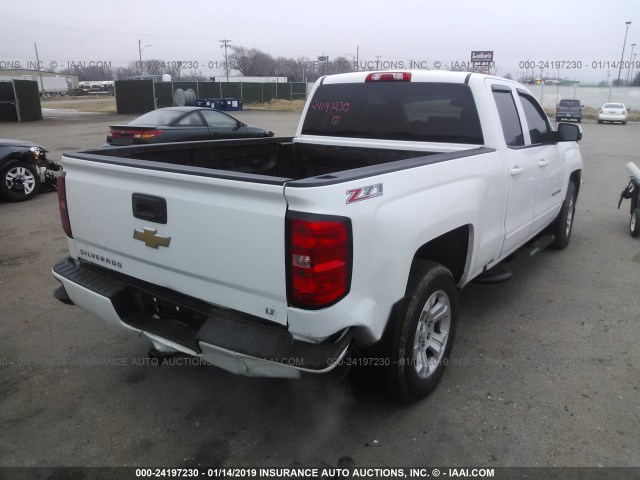 1GCVKREC8GZ282854 - 2016 CHEVROLET SILVERADO K1500 LT WHITE photo 4