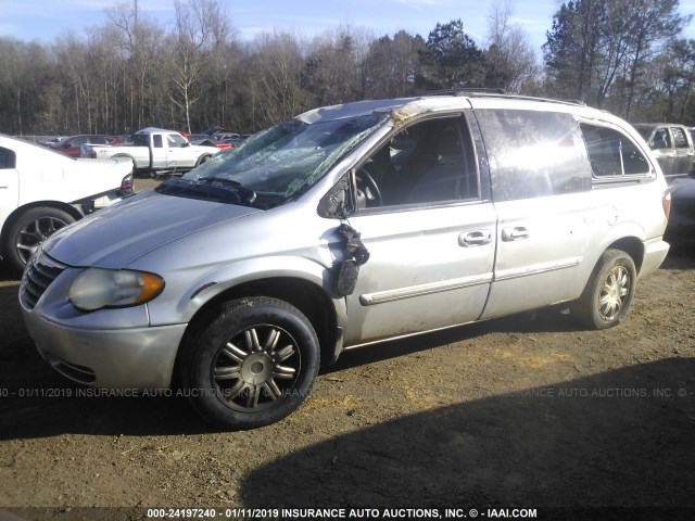 2A8GP54L87R120360 - 2007 CHRYSLER TOWN & COUNTRY TOURING SILVER photo 2