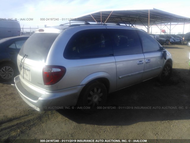 2A8GP54L87R120360 - 2007 CHRYSLER TOWN & COUNTRY TOURING SILVER photo 4