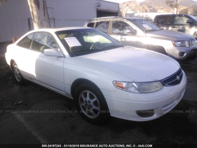 2T1CG22PXYC371215 - 2000 TOYOTA CAMRY SOLARA SE WHITE photo 1