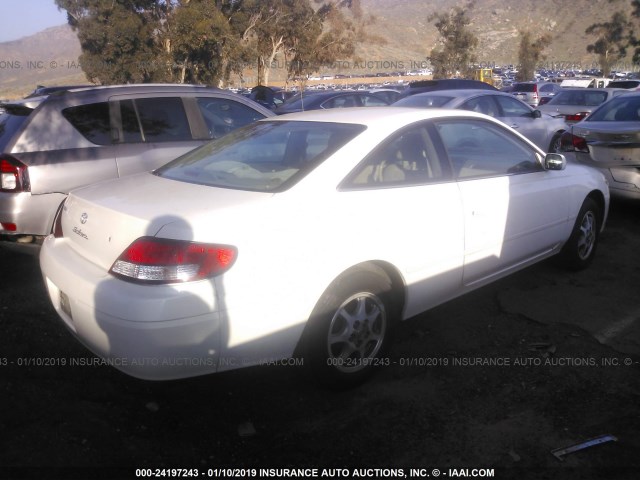 2T1CG22PXYC371215 - 2000 TOYOTA CAMRY SOLARA SE WHITE photo 4