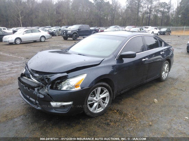 1N4AL3AP1EN236469 - 2014 NISSAN ALTIMA 2.5/S/SV/SL Navy photo 2