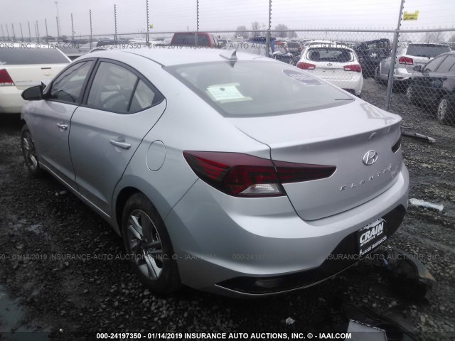 KMHD84LF9KU763868 - 2019 HYUNDAI ELANTRA SEL/VALUE/LIMITED GRAY photo 3