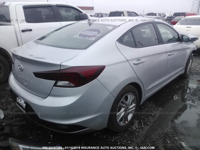 KMHD84LF9KU763868 - 2019 HYUNDAI ELANTRA SEL/VALUE/LIMITED GRAY photo 4