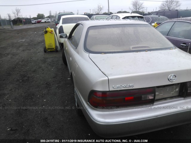 JT8GK13T3R0027080 - 1994 LEXUS ES 300 GREEN photo 3