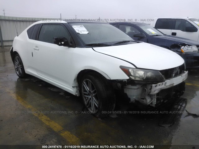 JTKJF5C72B3017451 - 2011 TOYOTA SCION TC WHITE photo 1