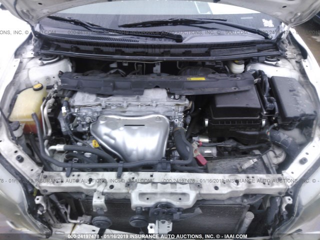 JTKJF5C72B3017451 - 2011 TOYOTA SCION TC WHITE photo 10