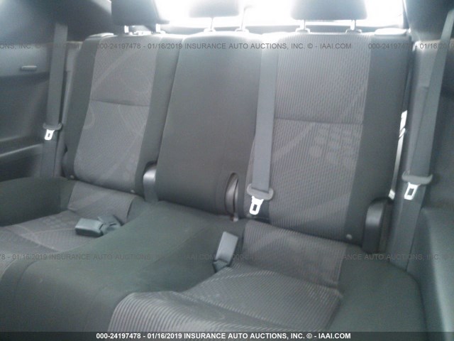 JTKJF5C72B3017451 - 2011 TOYOTA SCION TC WHITE photo 8