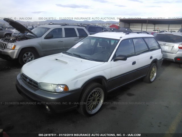 4S3BG6858X7631510 - 1999 SUBARU LEGACY OUTBACK/SSV/LIMITED/30TH WHITE photo 2