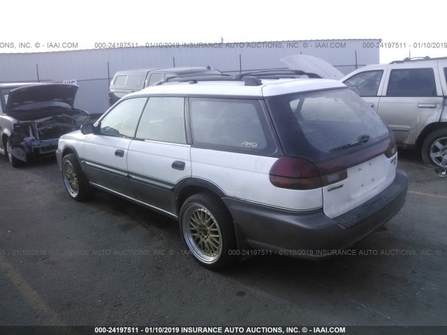 4S3BG6858X7631510 - 1999 SUBARU LEGACY OUTBACK/SSV/LIMITED/30TH WHITE photo 3