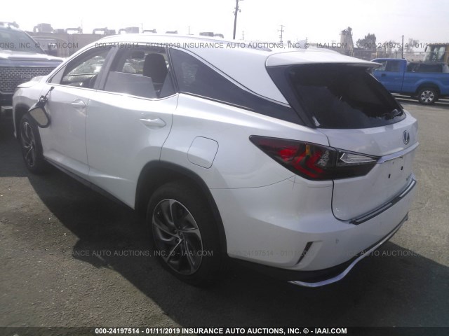 JTJGZKCA3J2008164 - 2018 LEXUS RX 350 L WHITE photo 3