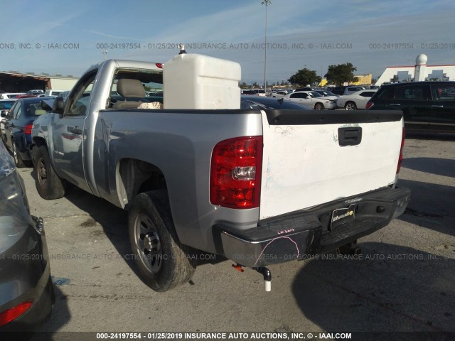 1GCNCPEX6DZ307654 - 2013 CHEVROLET SILVERADO C1500 WHITE photo 3