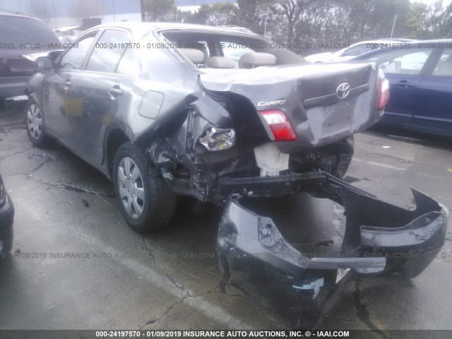 4T4BE46K98R041369 - 2008 TOYOTA CAMRY CE/LE/XLE/SE 灰色 照片 3