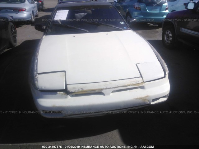 JN1HS36P7LW137041 - 1990 NISSAN 240SX SE WHITE photo 6