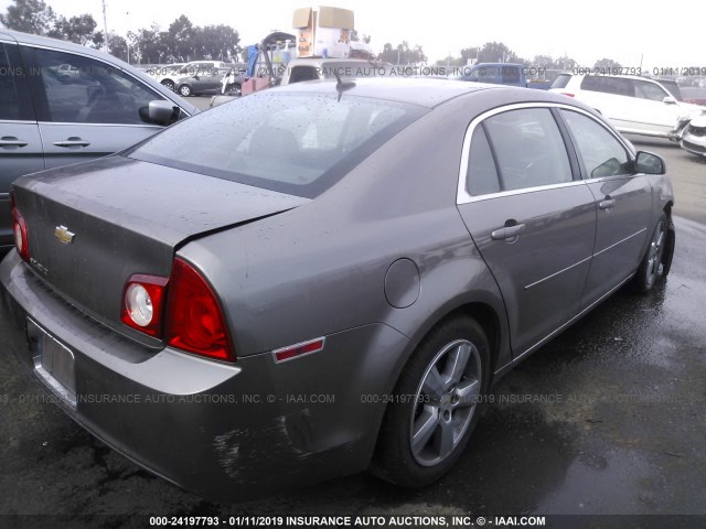 1G1ZD5EB9AF312778 - 2010 CHEVROLET MALIBU 2LT BROWN photo 4