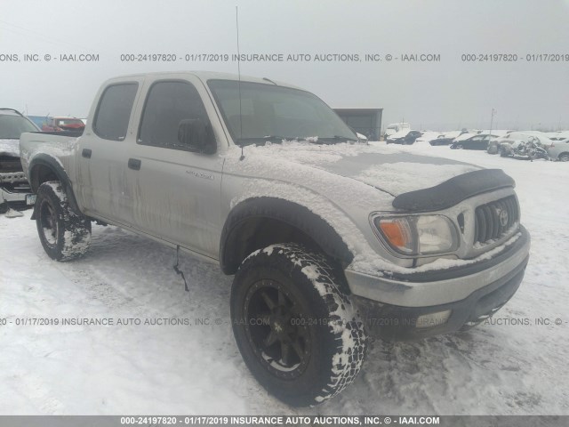 5TEHN72N43Z208294 - 2003 TOYOTA TACOMA DOUBLE CAB 银色 照片 1