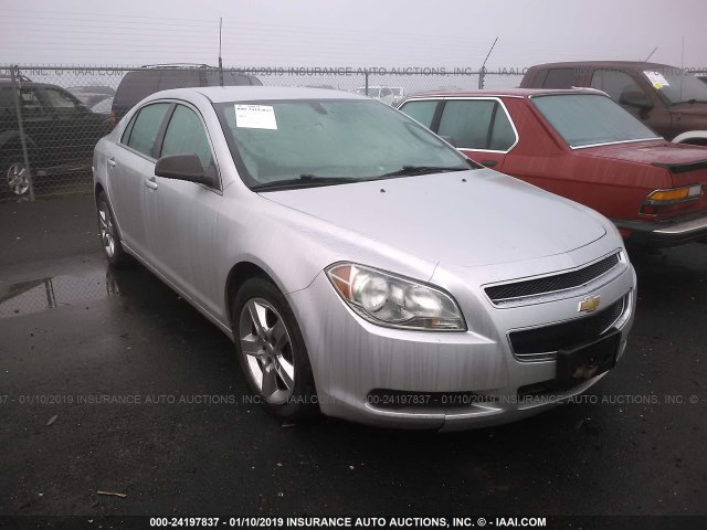 1G1ZA5E08CF281436 - 2012 CHEVROLET MALIBU LS SILVER photo 1