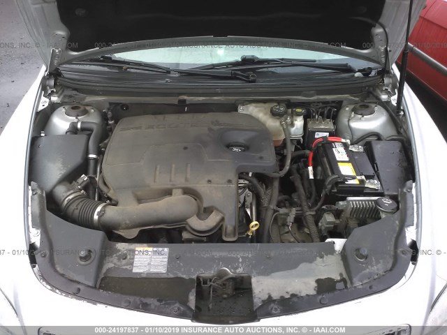 1G1ZA5E08CF281436 - 2012 CHEVROLET MALIBU LS SILVER photo 10