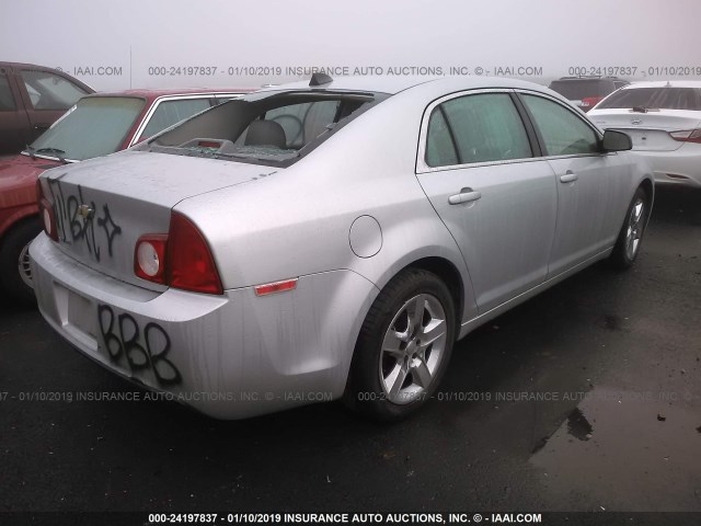 1G1ZA5E08CF281436 - 2012 CHEVROLET MALIBU LS SILVER photo 4