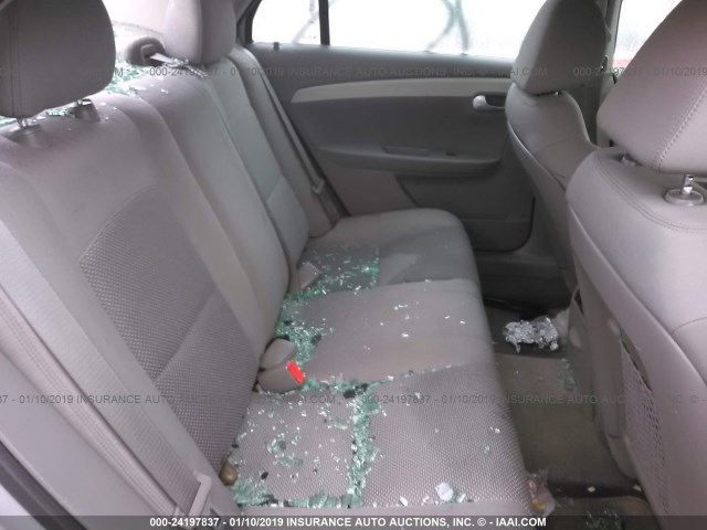 1G1ZA5E08CF281436 - 2012 CHEVROLET MALIBU LS SILVER photo 8