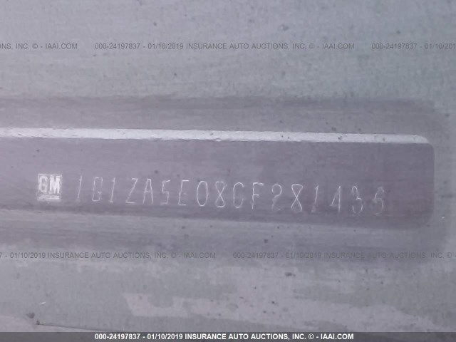 1G1ZA5E08CF281436 - 2012 CHEVROLET MALIBU LS SILVER photo 9