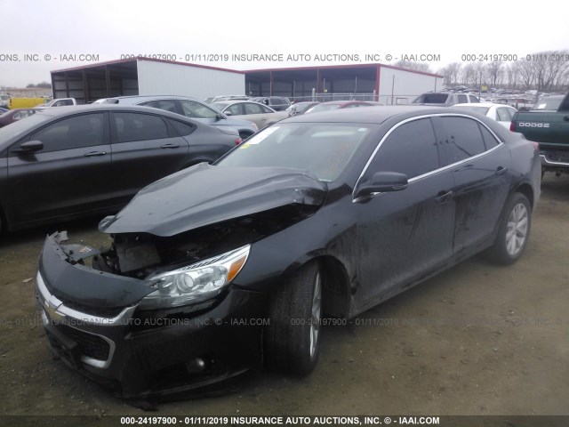 1G11E5SL5EF224131 - 2014 CHEVROLET MALIBU 2LT BLACK photo 2