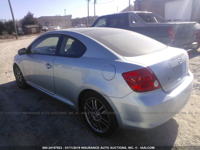 JTKDE177670185797 - 2007 TOYOTA SCION TC 浅蓝色 照片 3