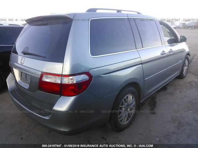 5FNRL38696B114842 - 2006 HONDA ODYSSEY EXL GRAY photo 4