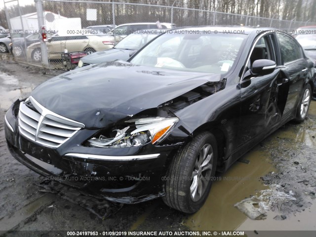 KMHGC4DD6DU230260 - 2013 HYUNDAI GENESIS 3.8L BLACK photo 6