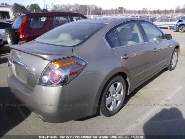 1N4AL21E98N543871 - 2008 NISSAN ALTIMA 2.5/2.5S GOLD photo 4