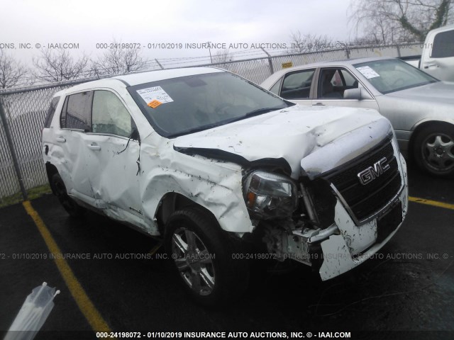 2GKALMEK1E6117781 - 2014 GMC TERRAIN SLE WHITE photo 1