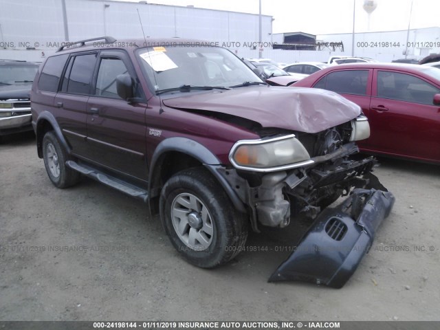 JA4LS31RX3J015877 - 2003 MITSUBISHI MONTERO SPORT XLS RED photo 1