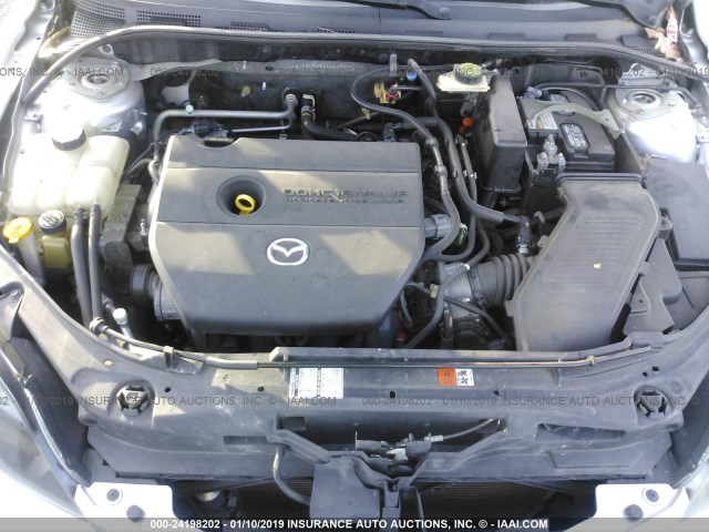 JM1BK343091205284 - 2009 MAZDA 3 S SILVER photo 10