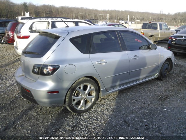 JM1BK343091205284 - 2009 MAZDA 3 S SILVER photo 4