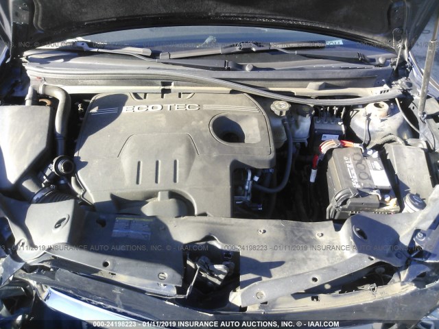 1G1ZC5EB6AF157674 - 2010 CHEVROLET MALIBU 1LT ლურჯი ფოტო 10