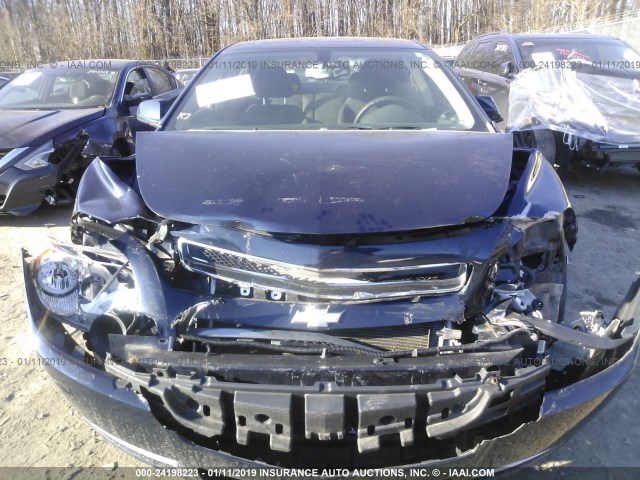1G1ZC5EB6AF157674 - 2010 CHEVROLET MALIBU 1LT ლურჯი ფოტო 6