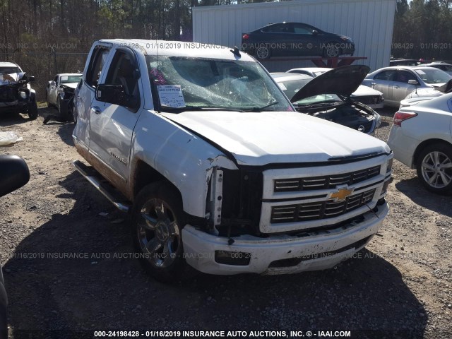 1GCVKSEC7FZ420972 - 2015 CHEVROLET SILVERADO K1500 LTZ WHITE photo 1