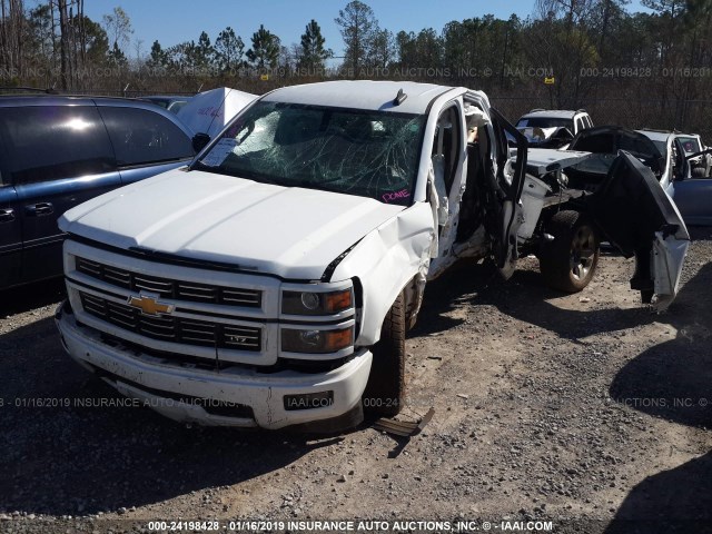 1GCVKSEC7FZ420972 - 2015 CHEVROLET SILVERADO K1500 LTZ WHITE photo 6